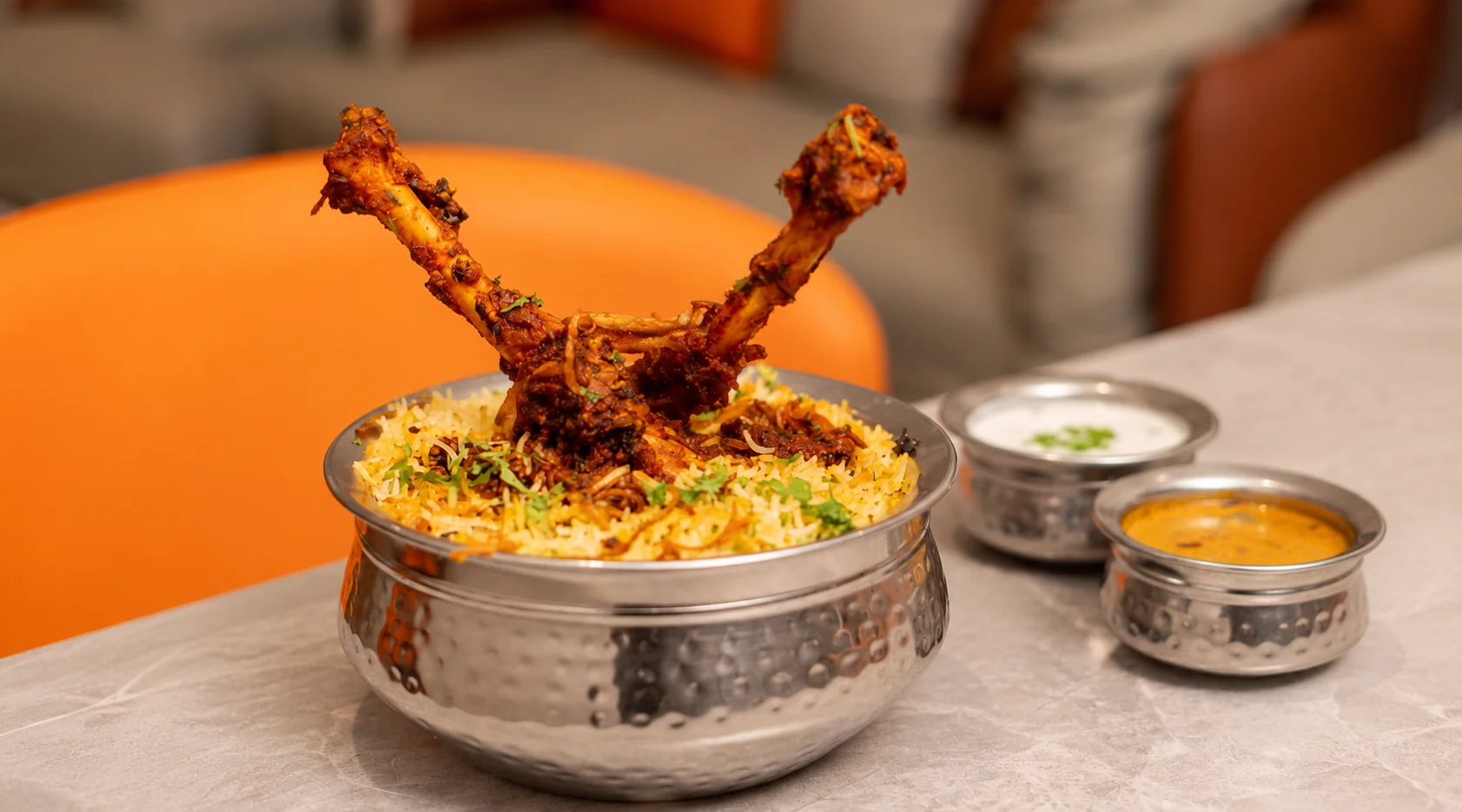 Traditional Hyderabadi cooking
